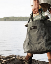 Waxed canvas project discount bag